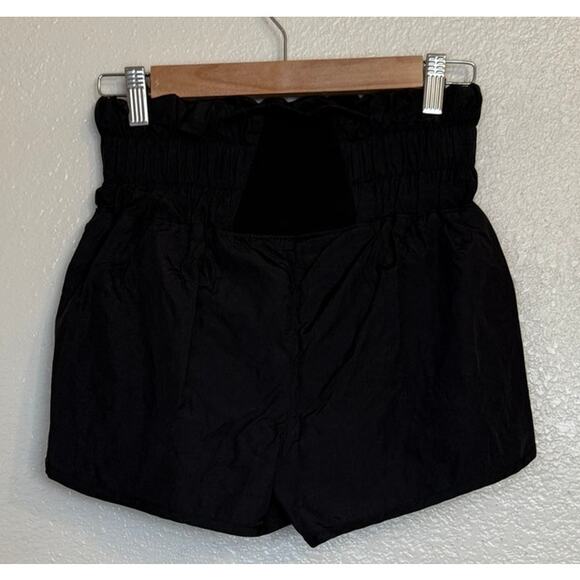 Free People Shorts Women Small Black The Way Home Activewear Built In Briefs - Picture 4 of 9